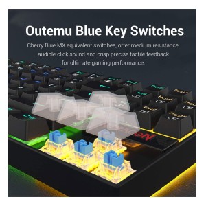 کیبورد گیمینگ مکانیکال با سیم ردراگون مدل KUMARA K552RGB-2